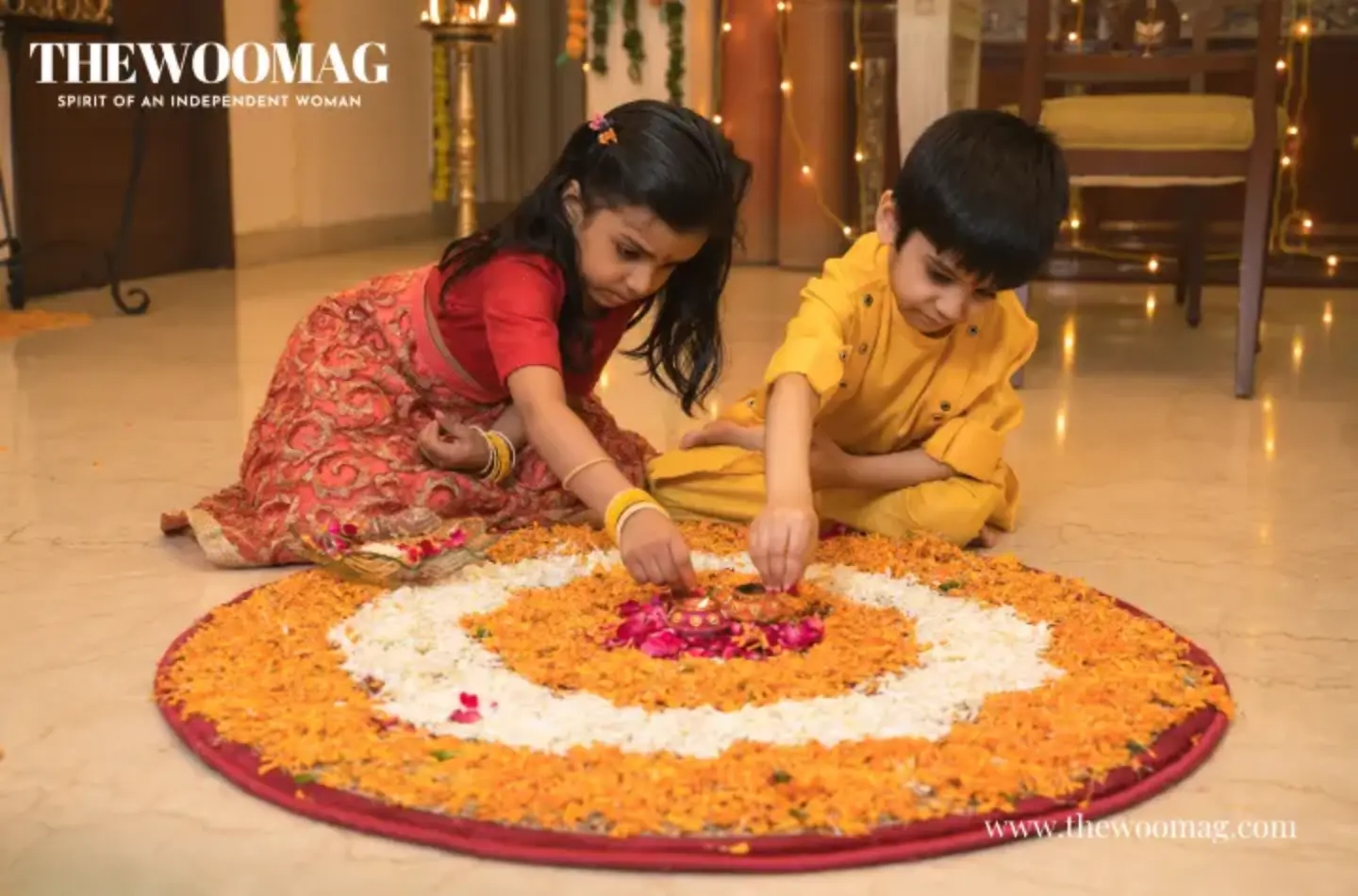 DIY Rangoli Ideas For Green Diwali